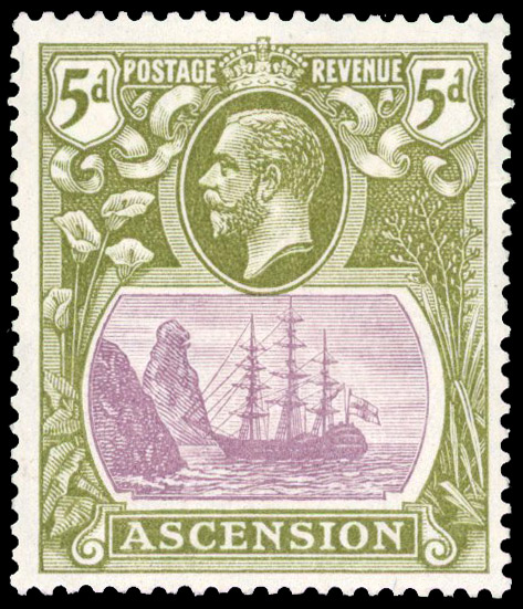 Ascension SG 15dc mint