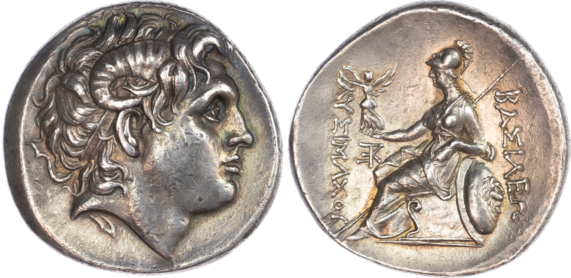 Kingdom of Thrace, Lysimachos (306-281 BC) AR Tetradrachm, mint of Kyzikos(?), c. 305-281 BC, 17.10g. Head of the deified