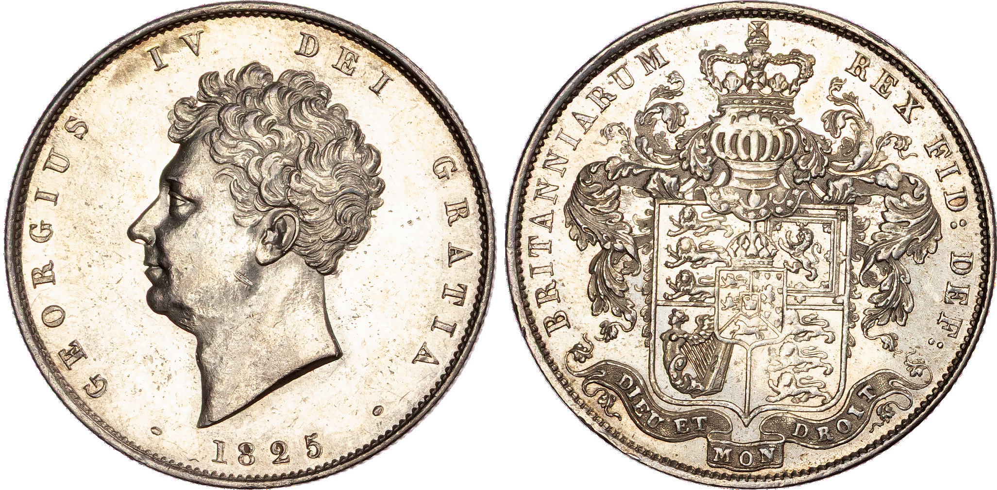 George IV (1820-1830), AR Halfcrown, 1825.
