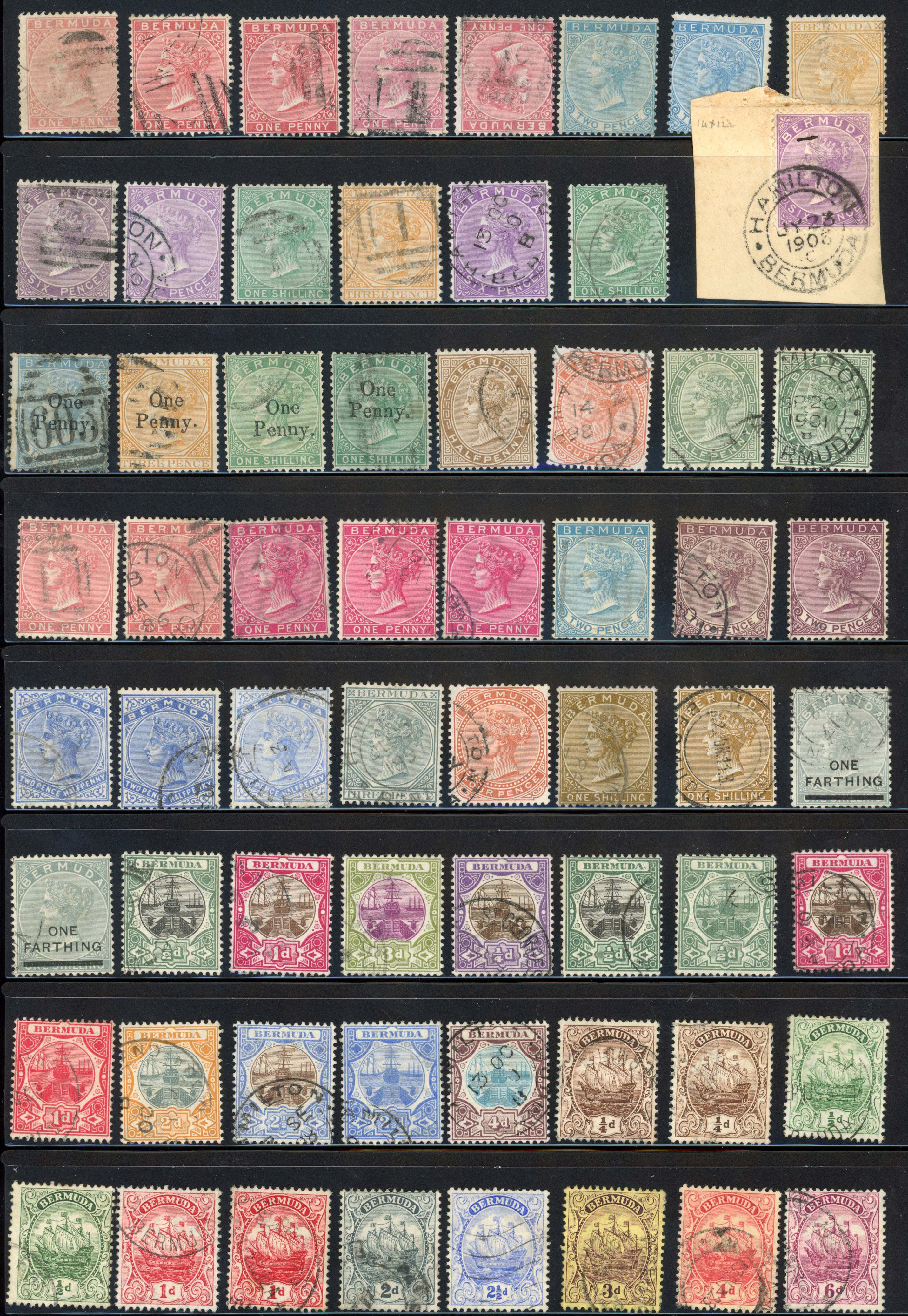 Bermuda 1865-1936 collection used