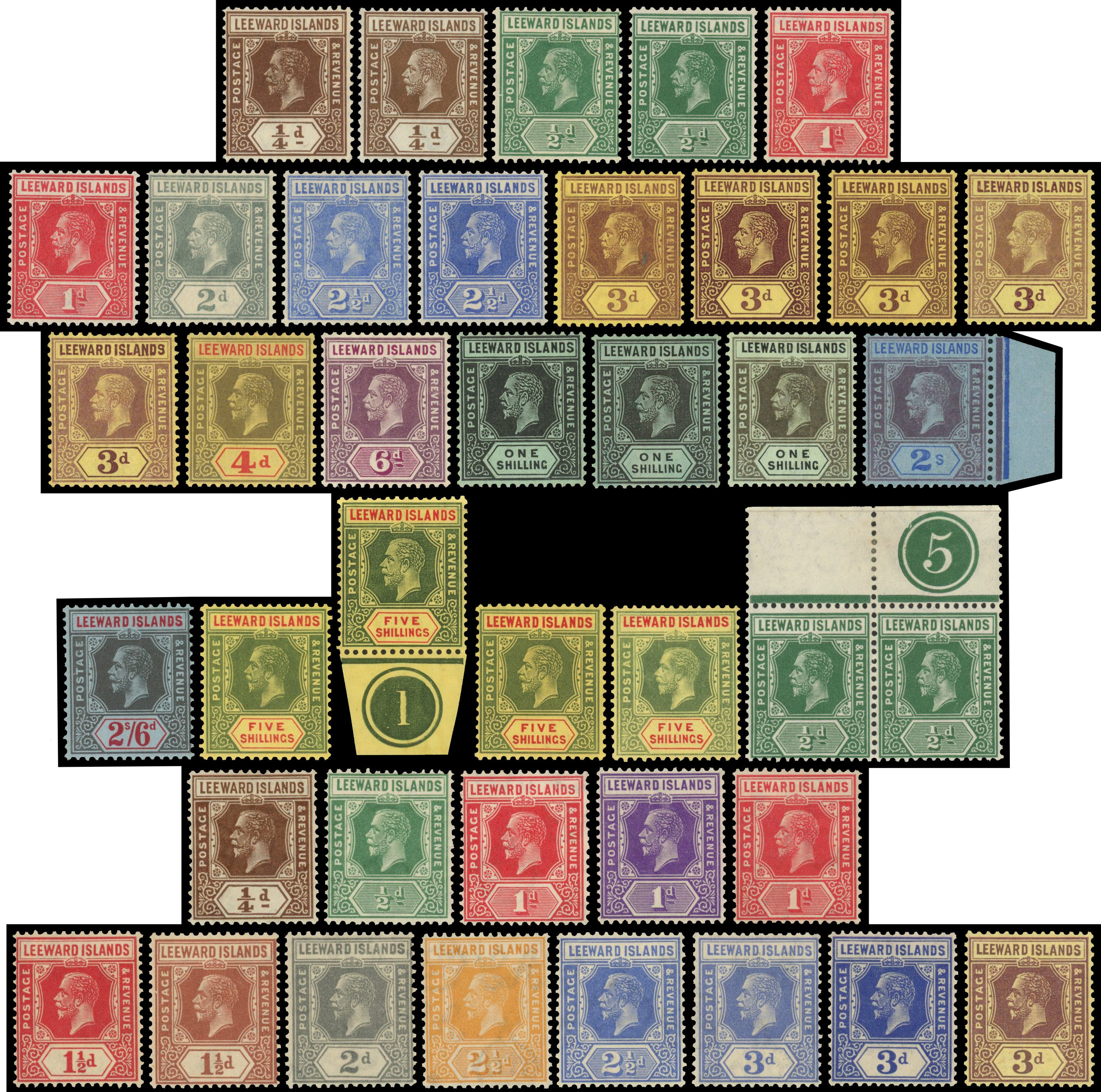 Leeward Islands mint collection