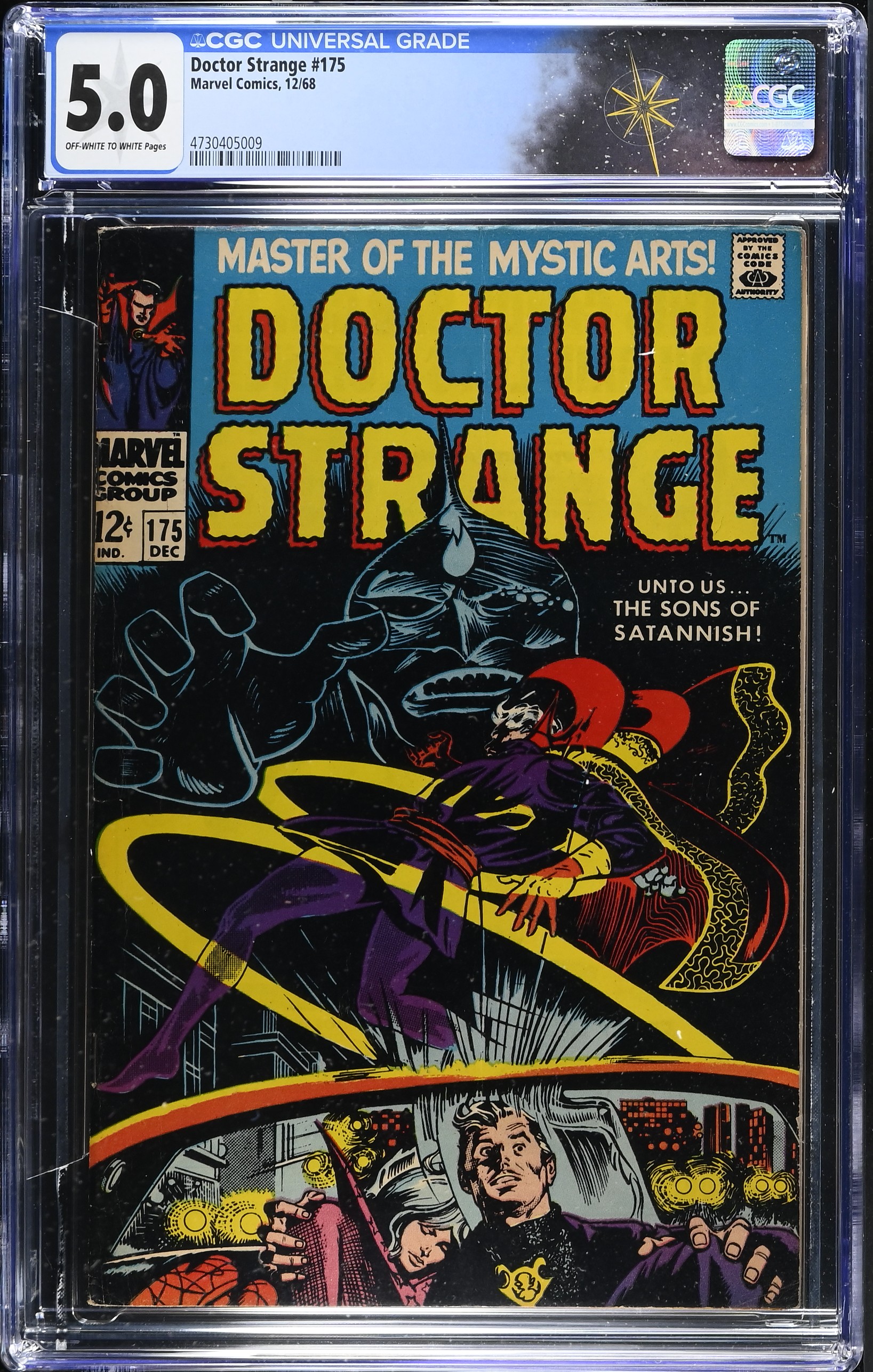 Doctor Strange #175 CGC 5.0 1st Cover Appearance of Clea (Marvel Comics, 1968) Off-White to White Pages