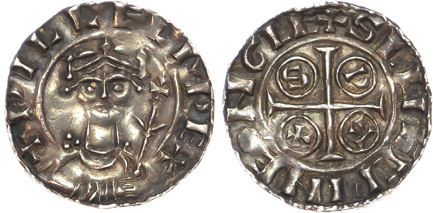 William I 'the Conqueror' 1066-1087. AR Penny, Paxs type (1083-1086), Gloucester, Silacwine
