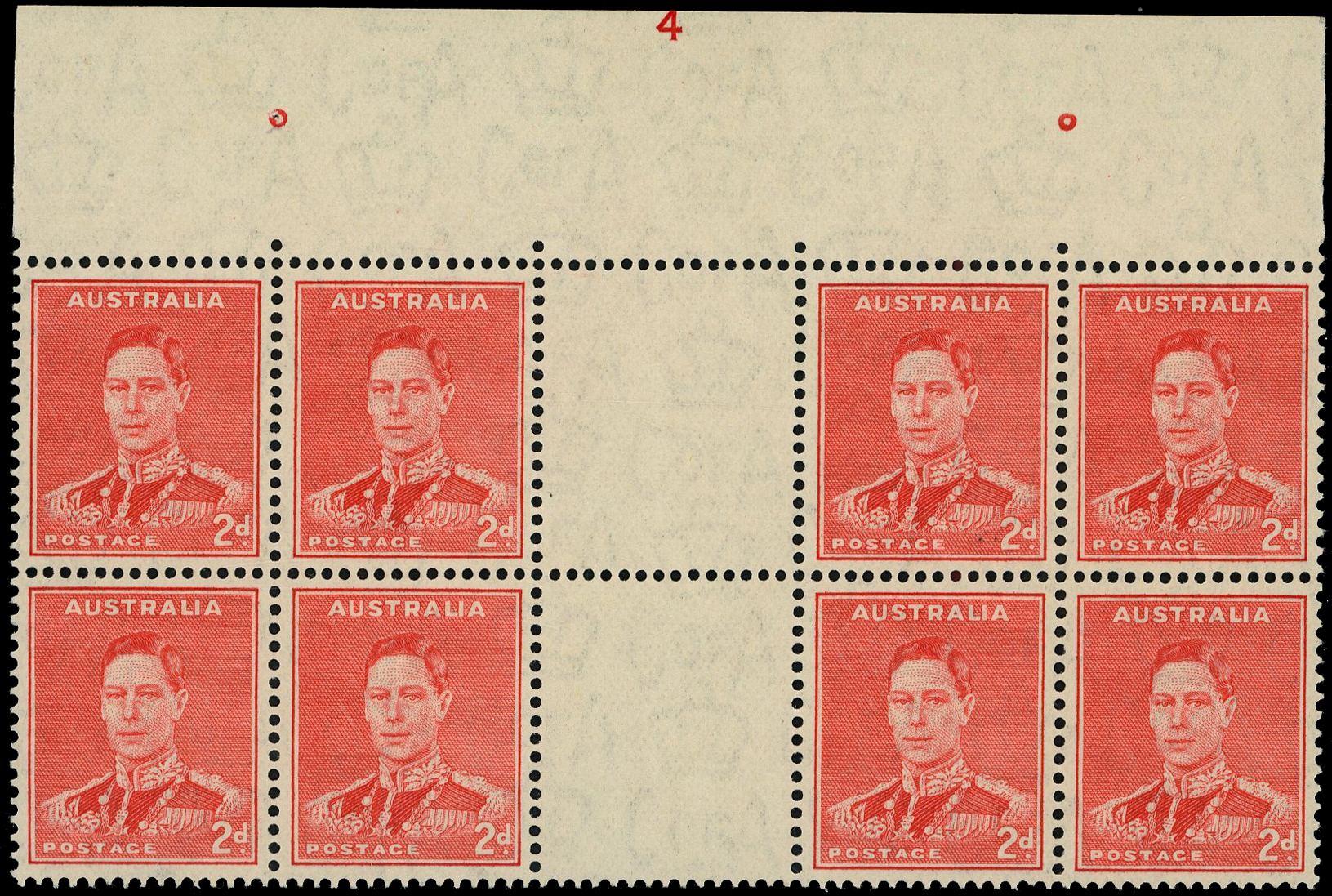 Australia SG 184 Plate block mint