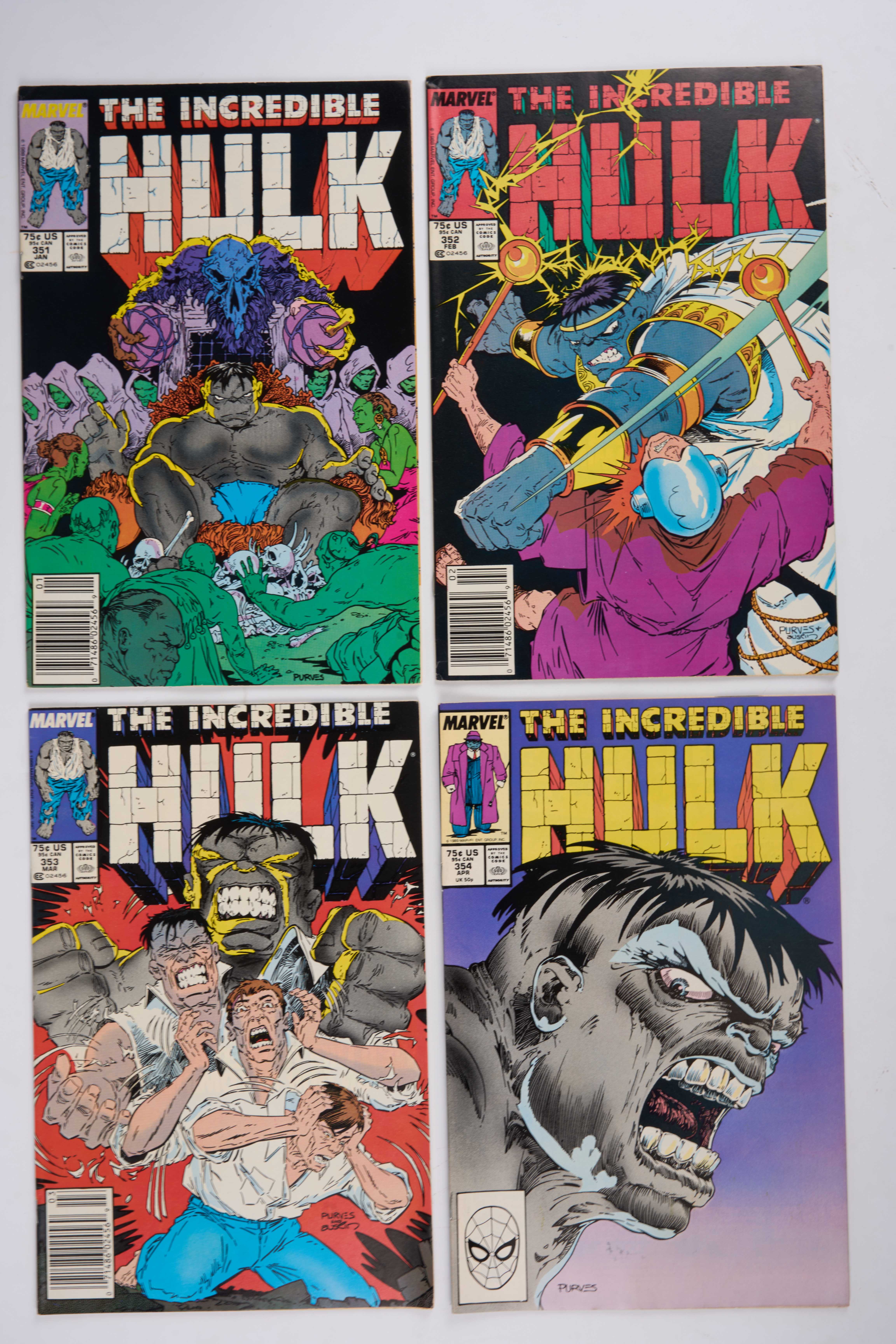 Incredible Hulk Vol. 1 Bundle (Marvel Comics, 1988-91) Bundle of 30