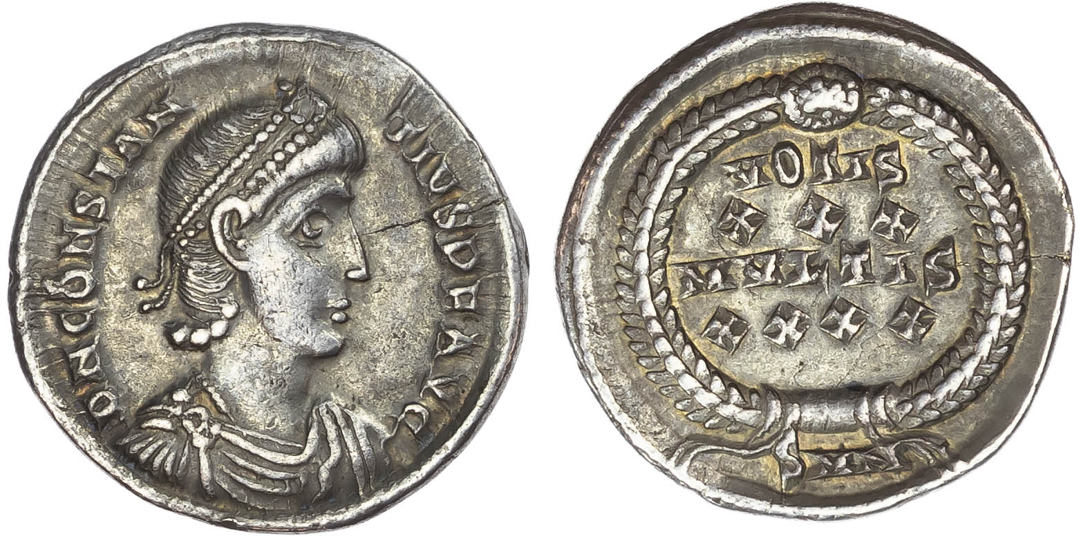 Constantius II (AD 337-361) AR Siliqua, Nicomedia, AD 353/354, 2.97g.