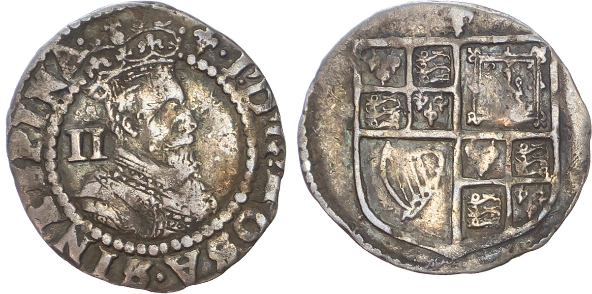 James I (1603-1625), AR Halfgroat, First Coinage.