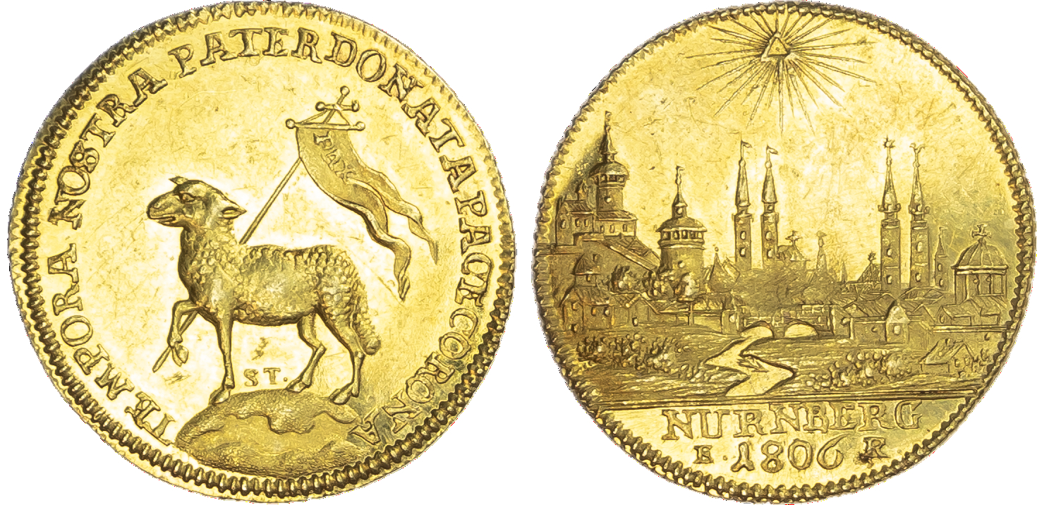Germany, Nürnberg, Free Imperial City, gold Ducat, 1806.
