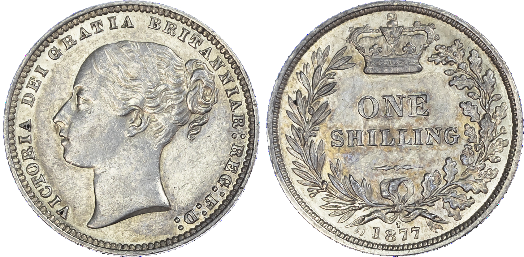 Victoria (1837-1901), Shilling, 1877