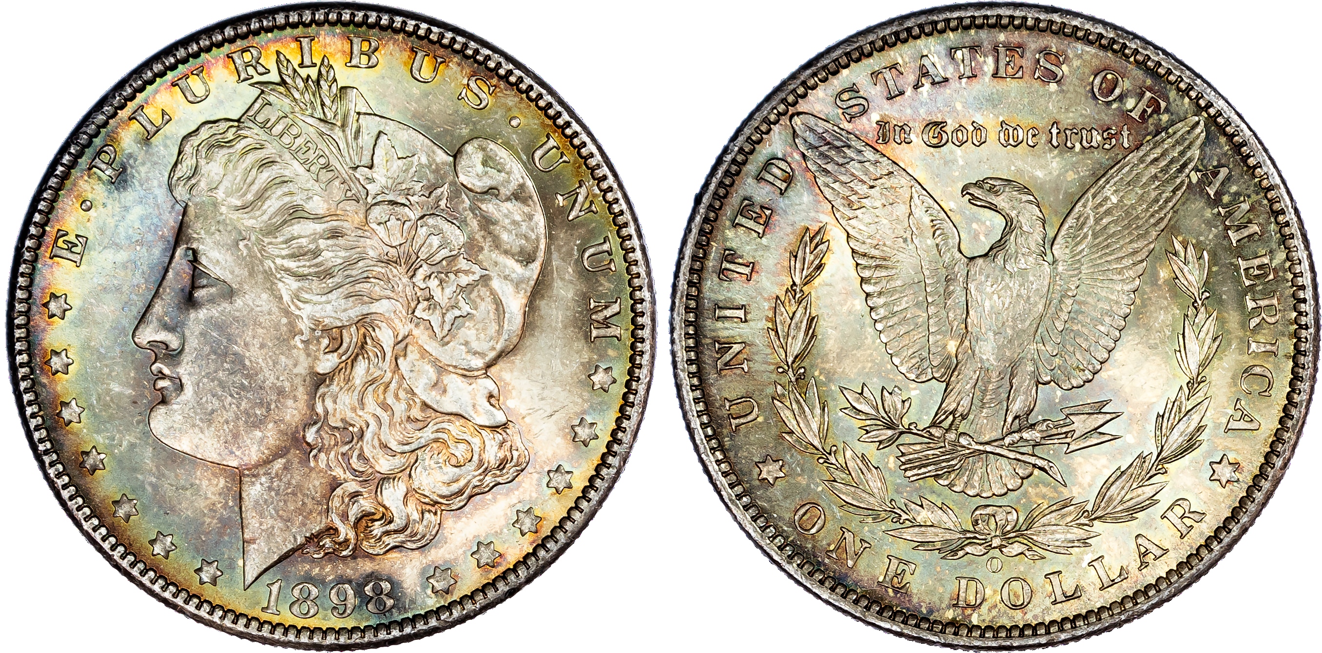 USA, silver Morgan Dollar, 1898