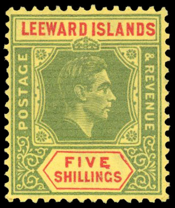 Leeward Islands SG 112bb mint