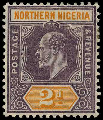 1905 2d dull purple and yellow, watermark...