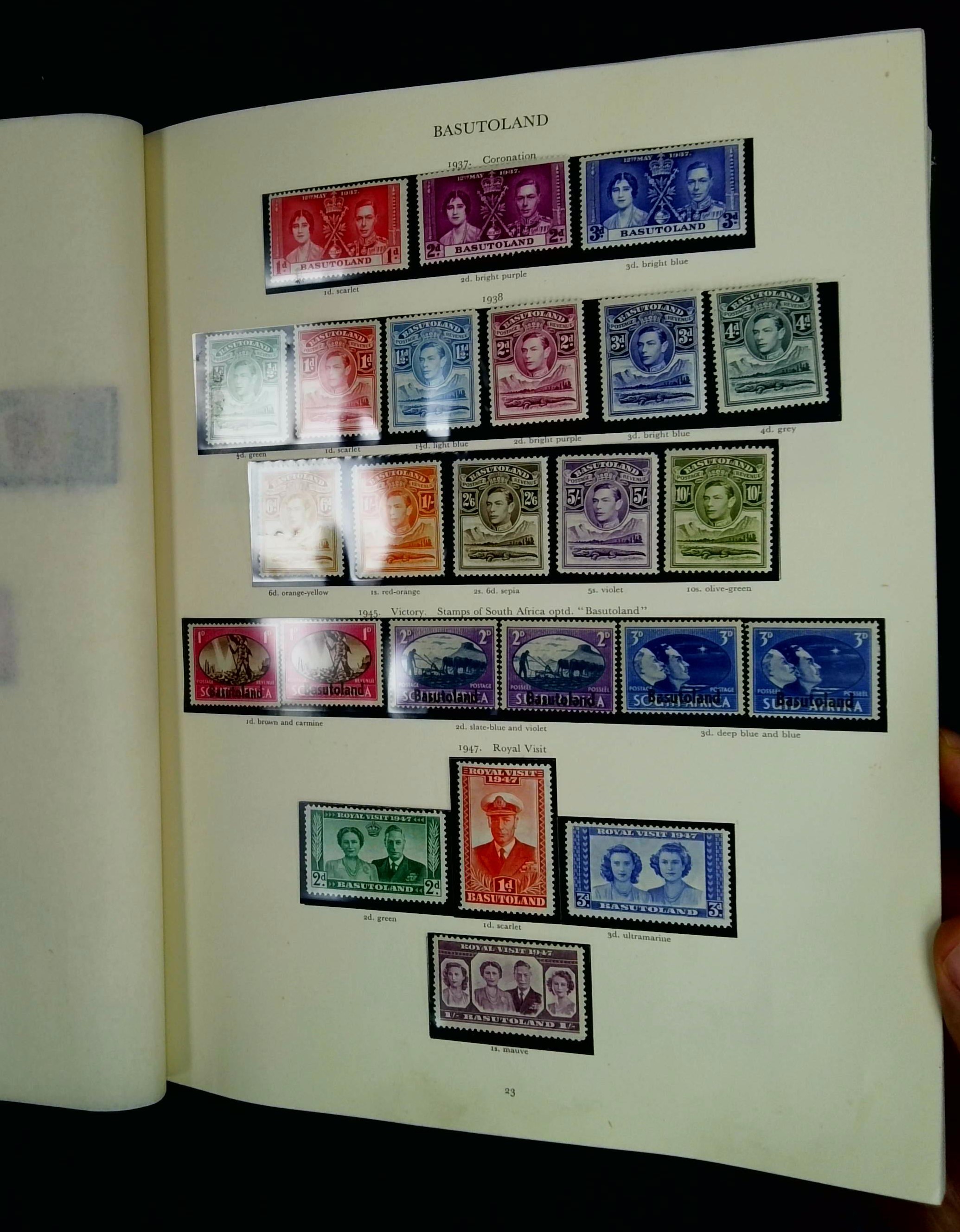 Green KGVI album largely filled with...