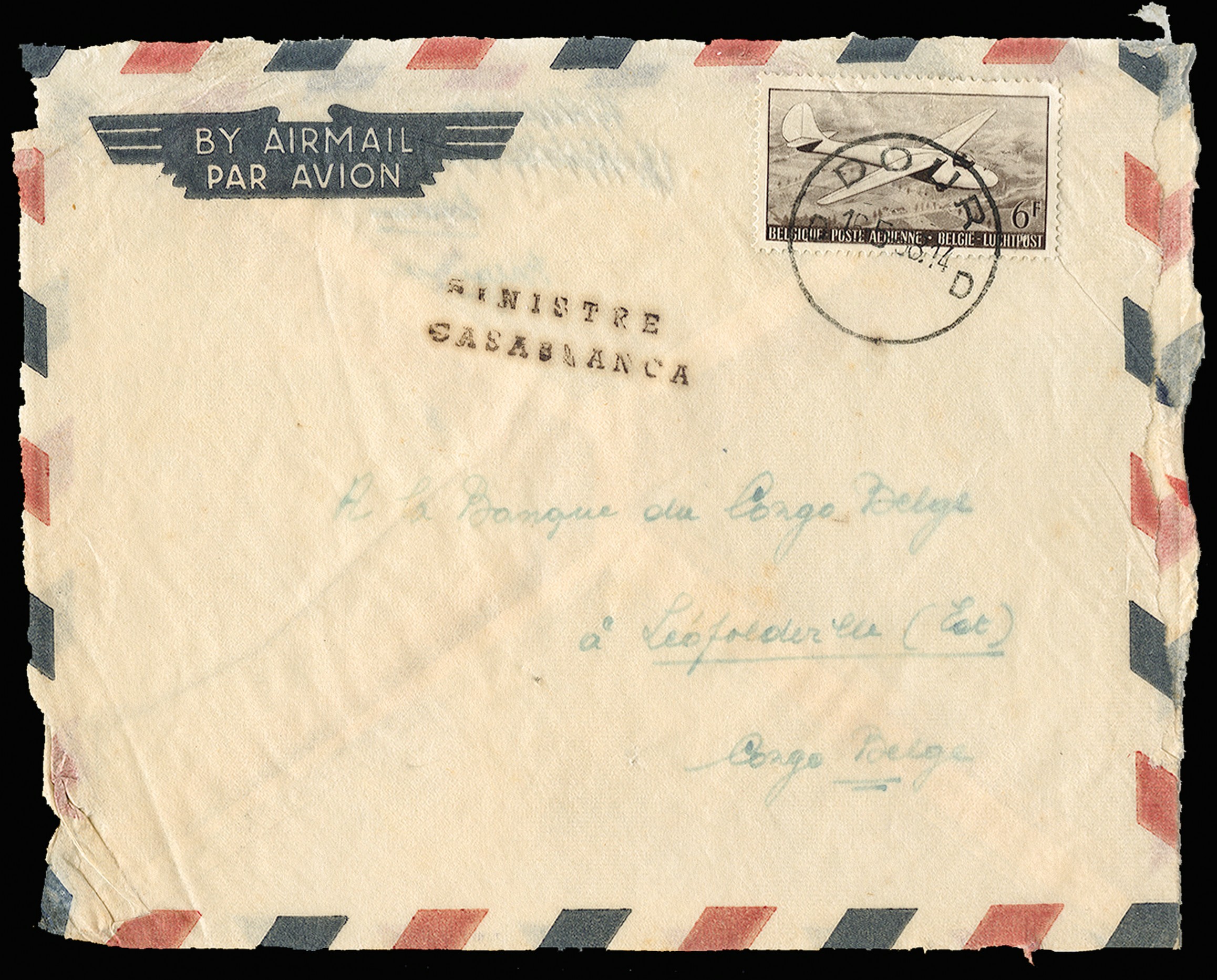 Belgium: 1958 May 18, Brussels to Belgian...