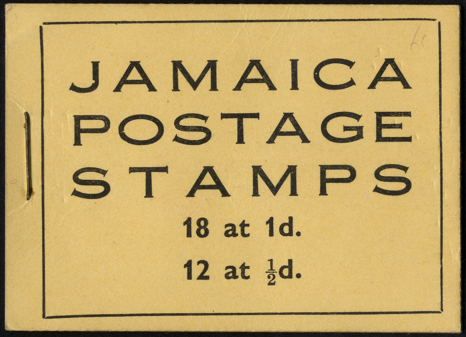 Booklets. 1947 2/- black on yellow cover, mixed perfs. SG SB10a, cat...