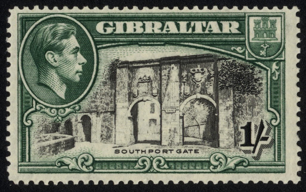 1938 1/- perf 14, u/m.  SG 127, cat...