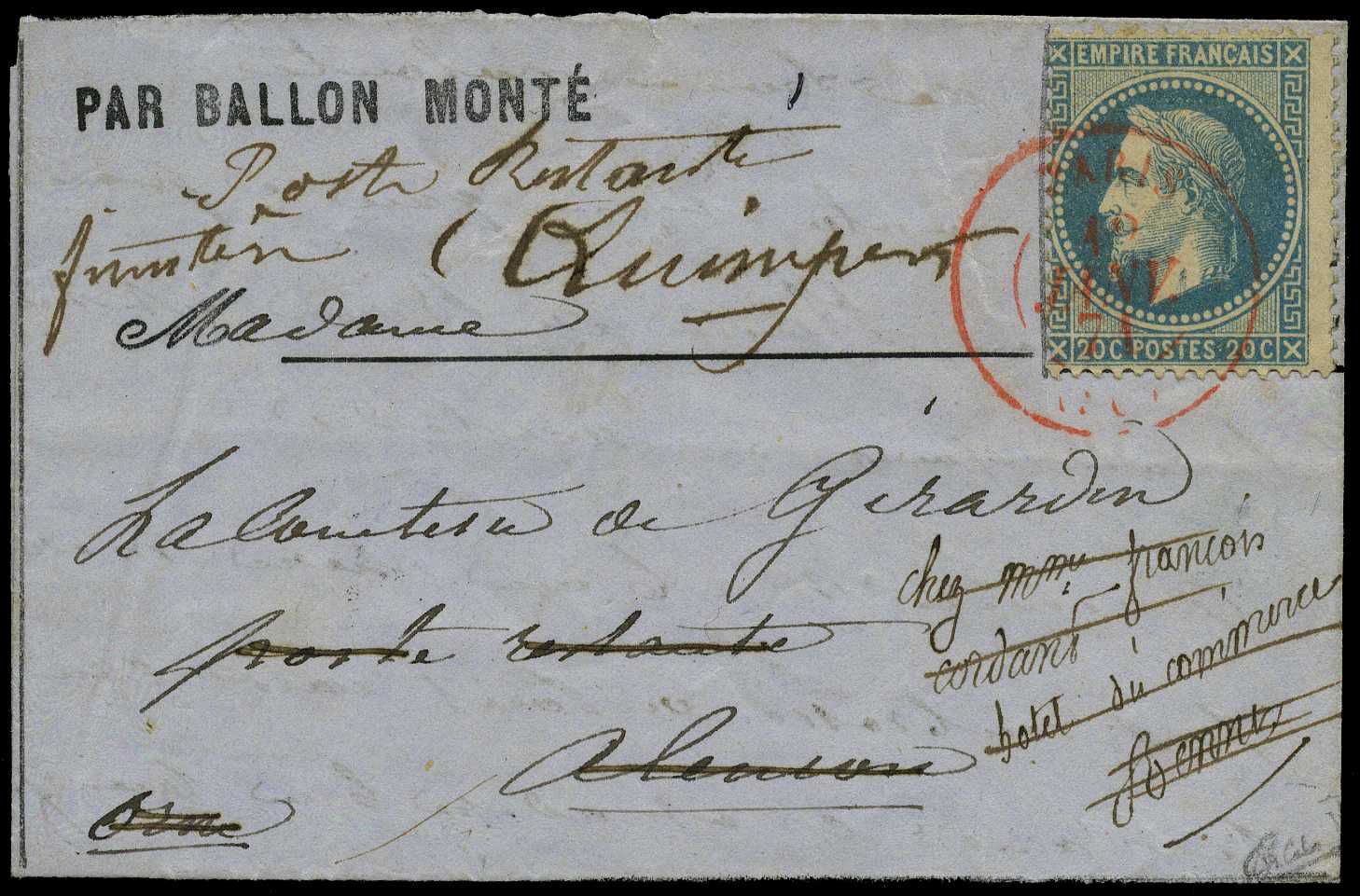 Fifty-ninth Balloon of the Siege: 1871...