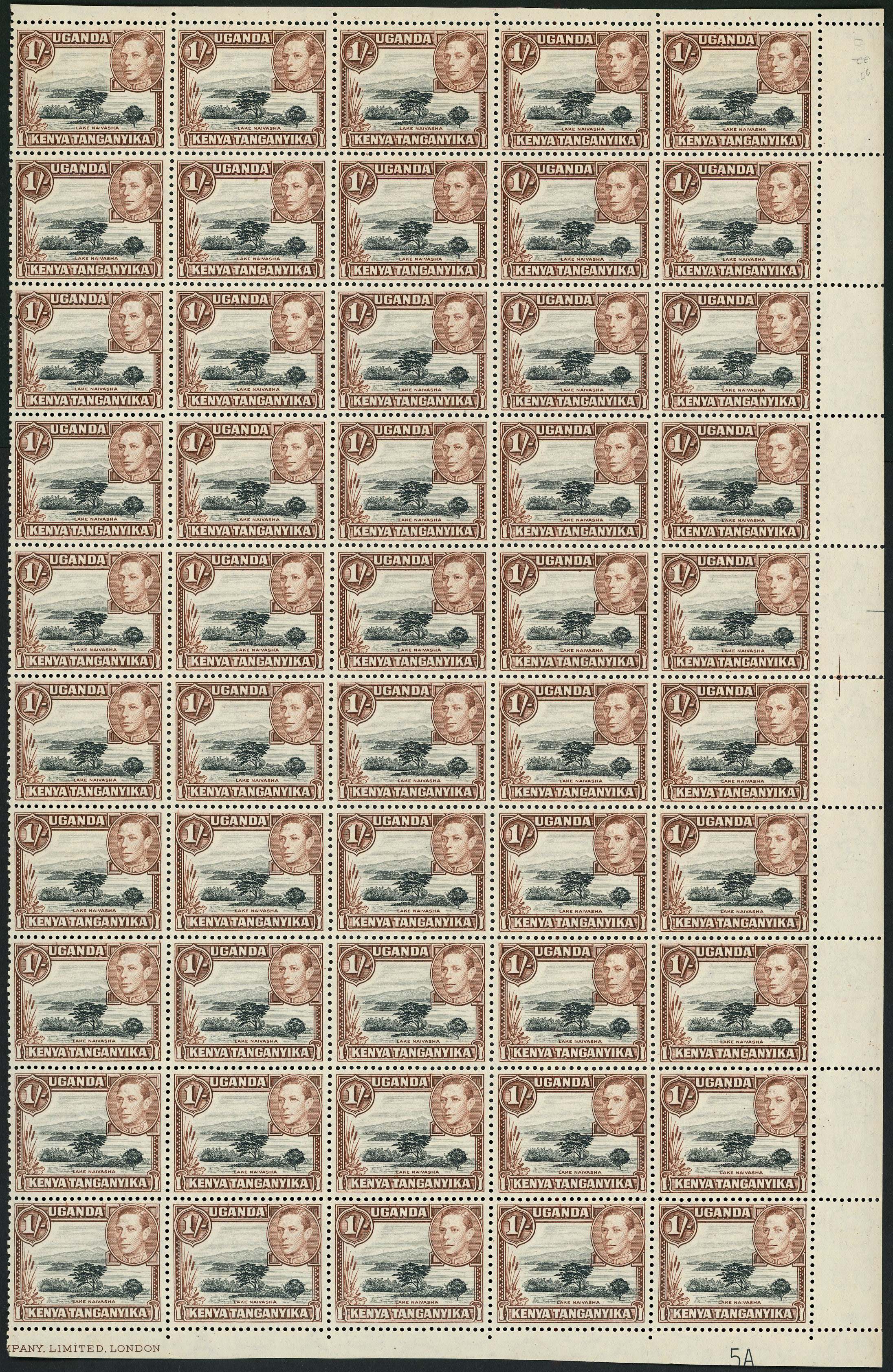KUT SG 145a block mint