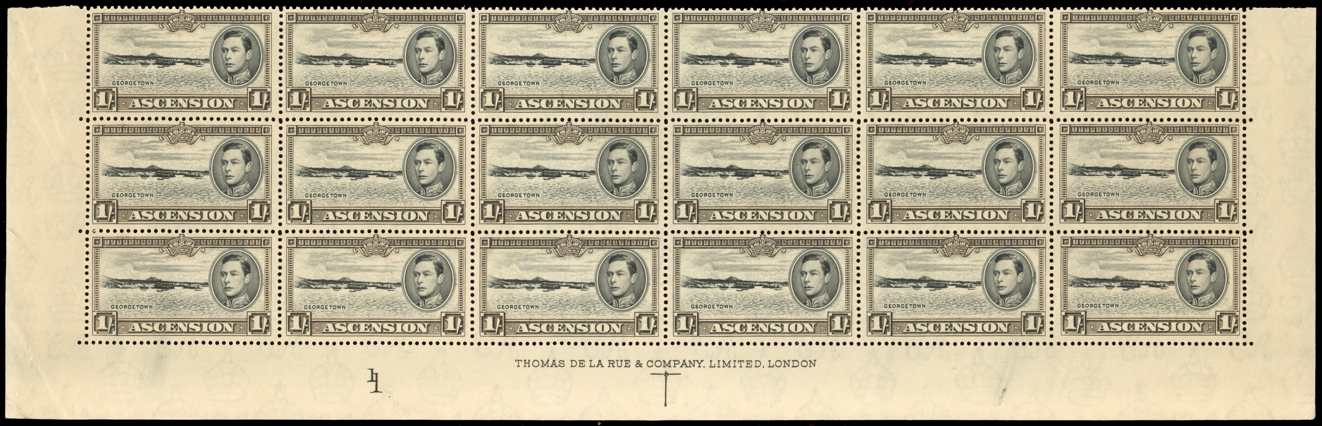 Ascension SG 38/45c multiples mint