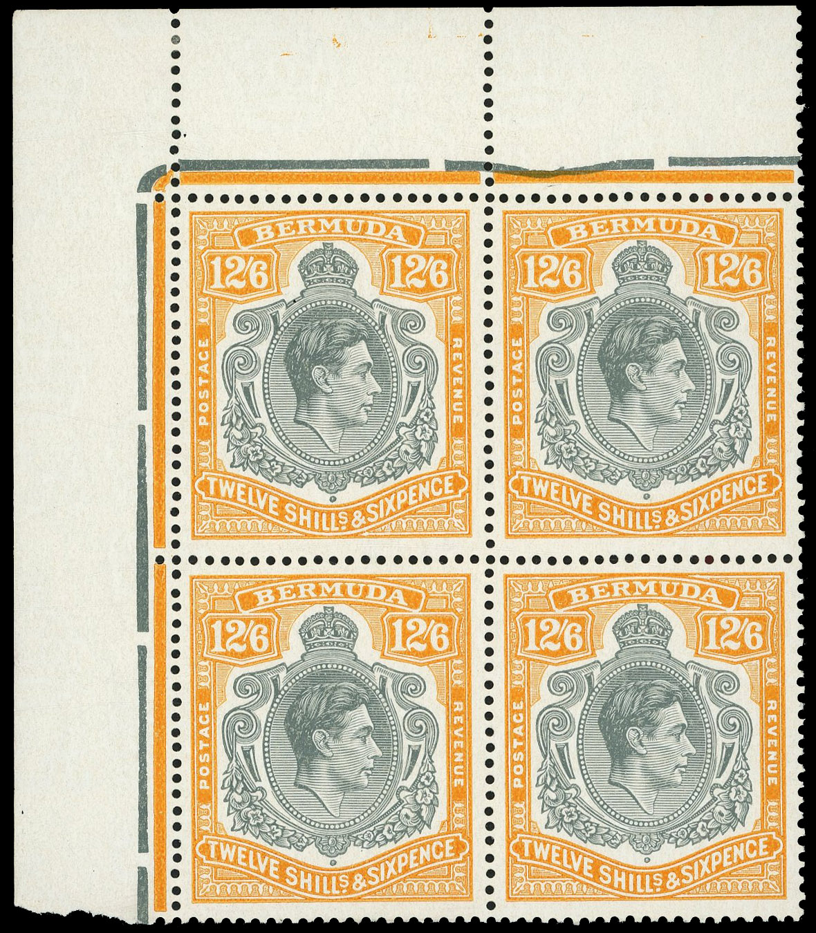 Bermuda SG 120c block mint