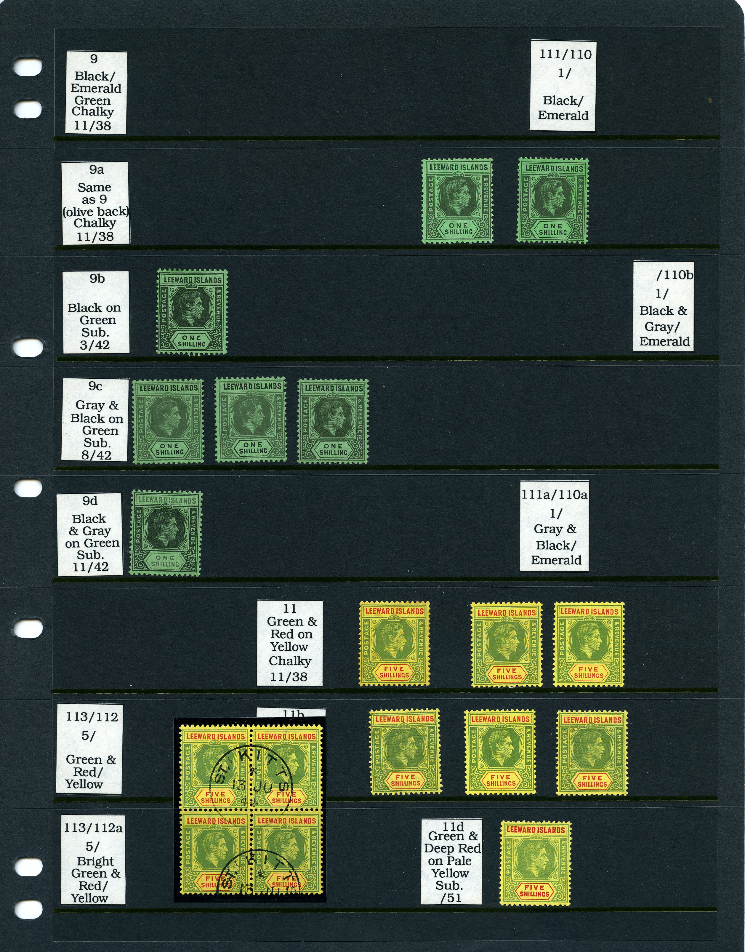 1938-51 set mint study on Hagners,...