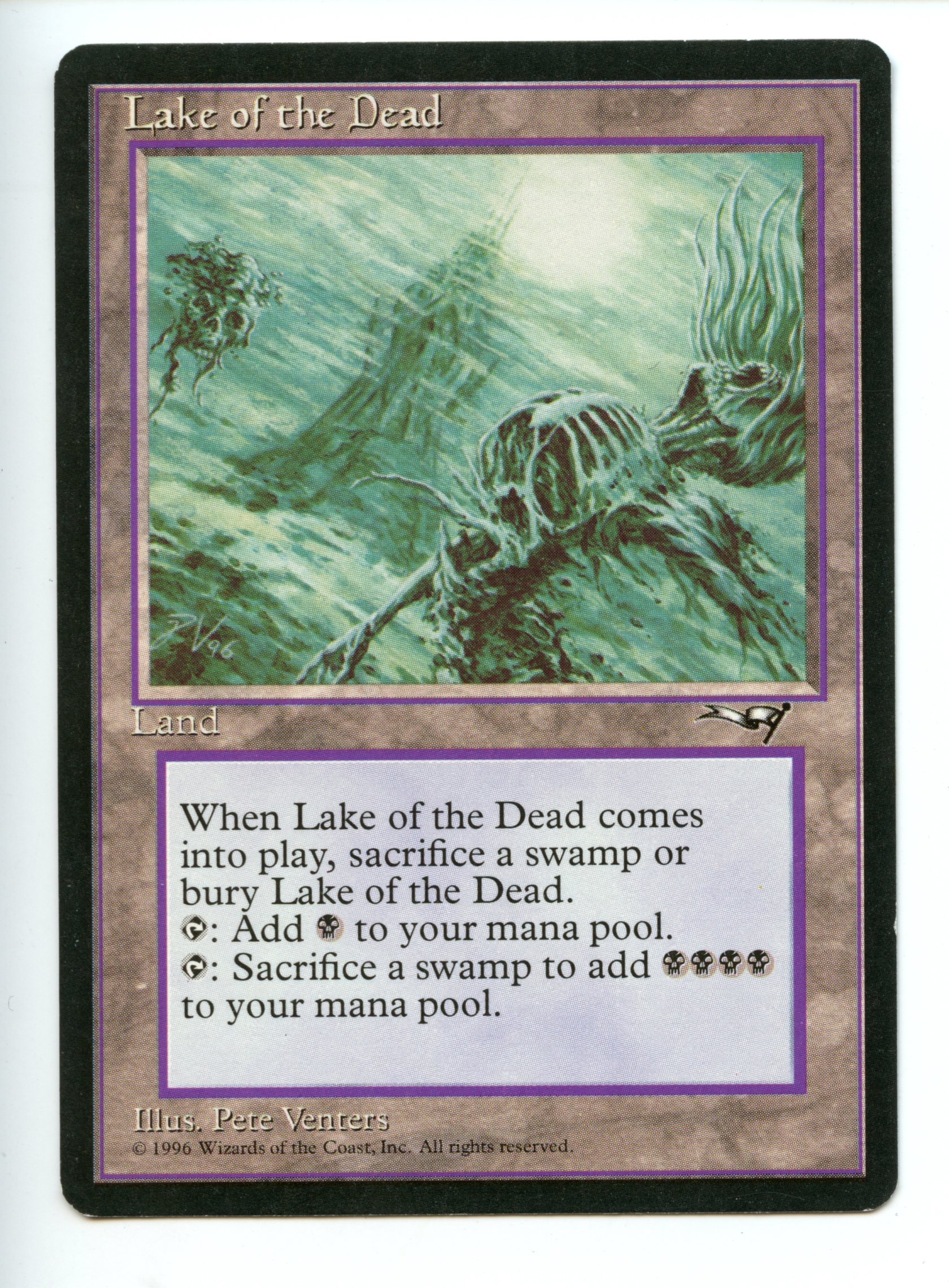 Magic the Gathering - Lake of the Dead  - Alliances - Lightly Played