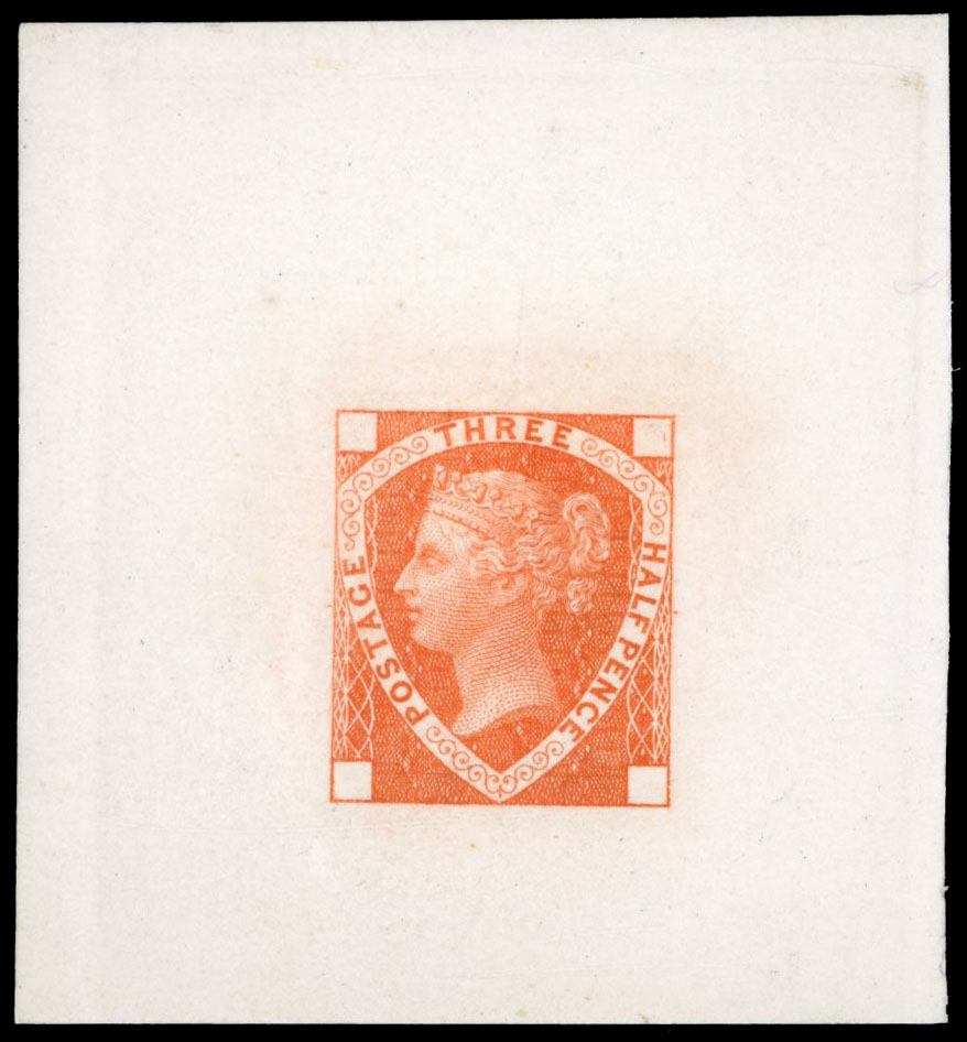 GB 1871 SG DP56b 1½d Ormond Hill Die Proof