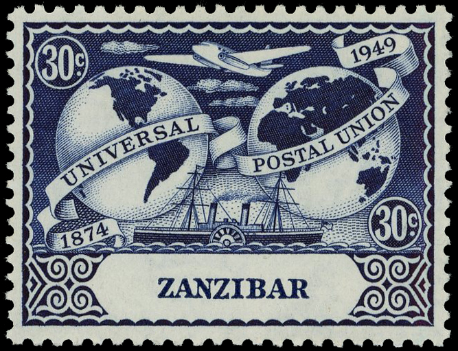 Zanzibar SG 336a mint
