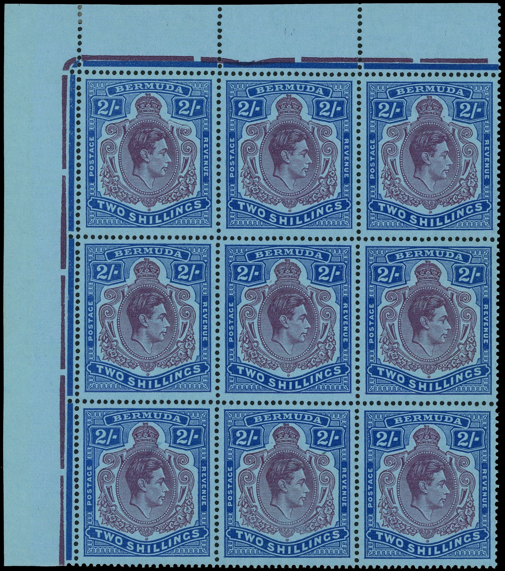 BERMUDA 1938 SG116d/db Mint