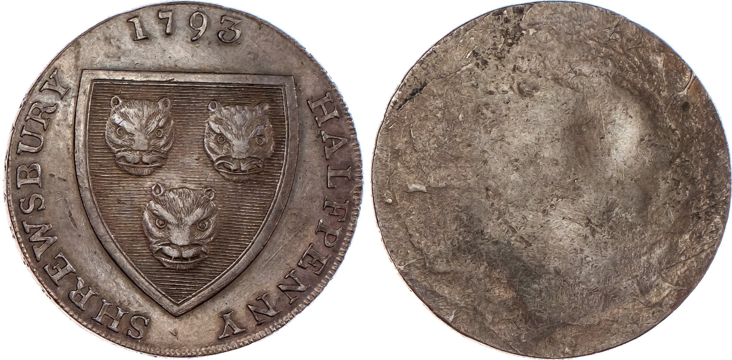 Shrewsbury, Isaac Wood uniface trial for...