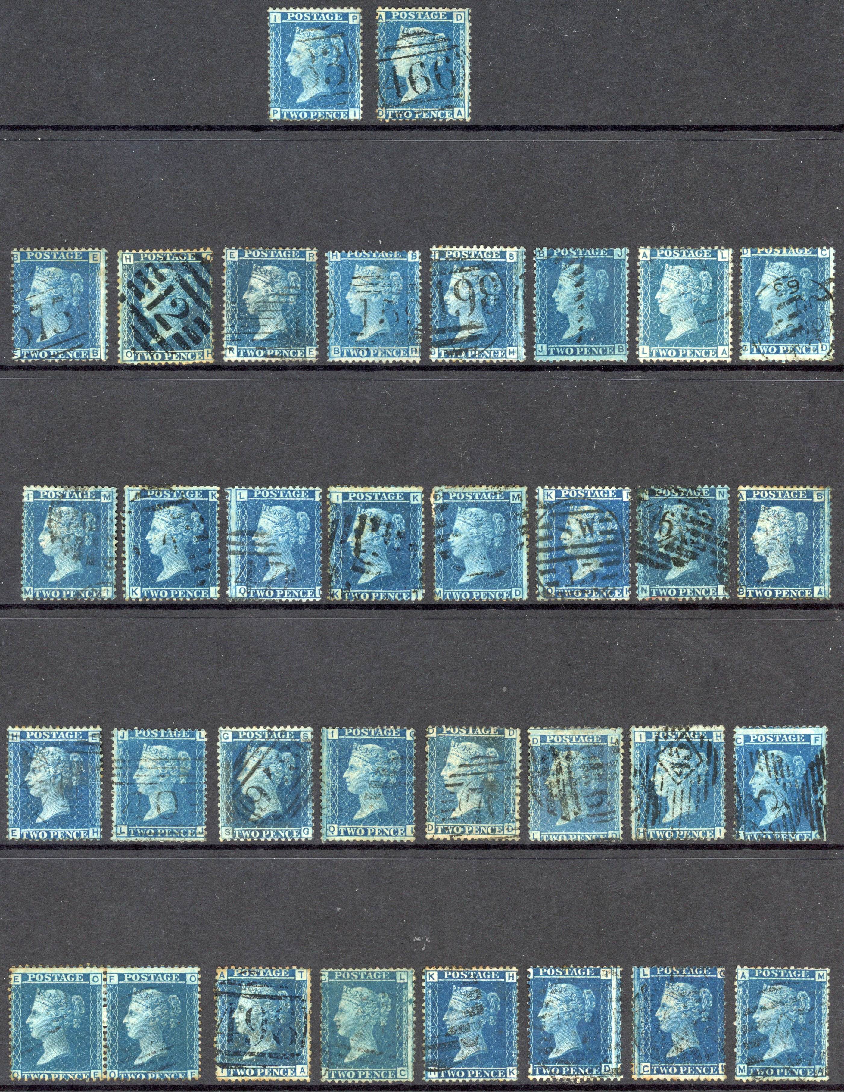1841-83 mint and used selection arranged on stock pages