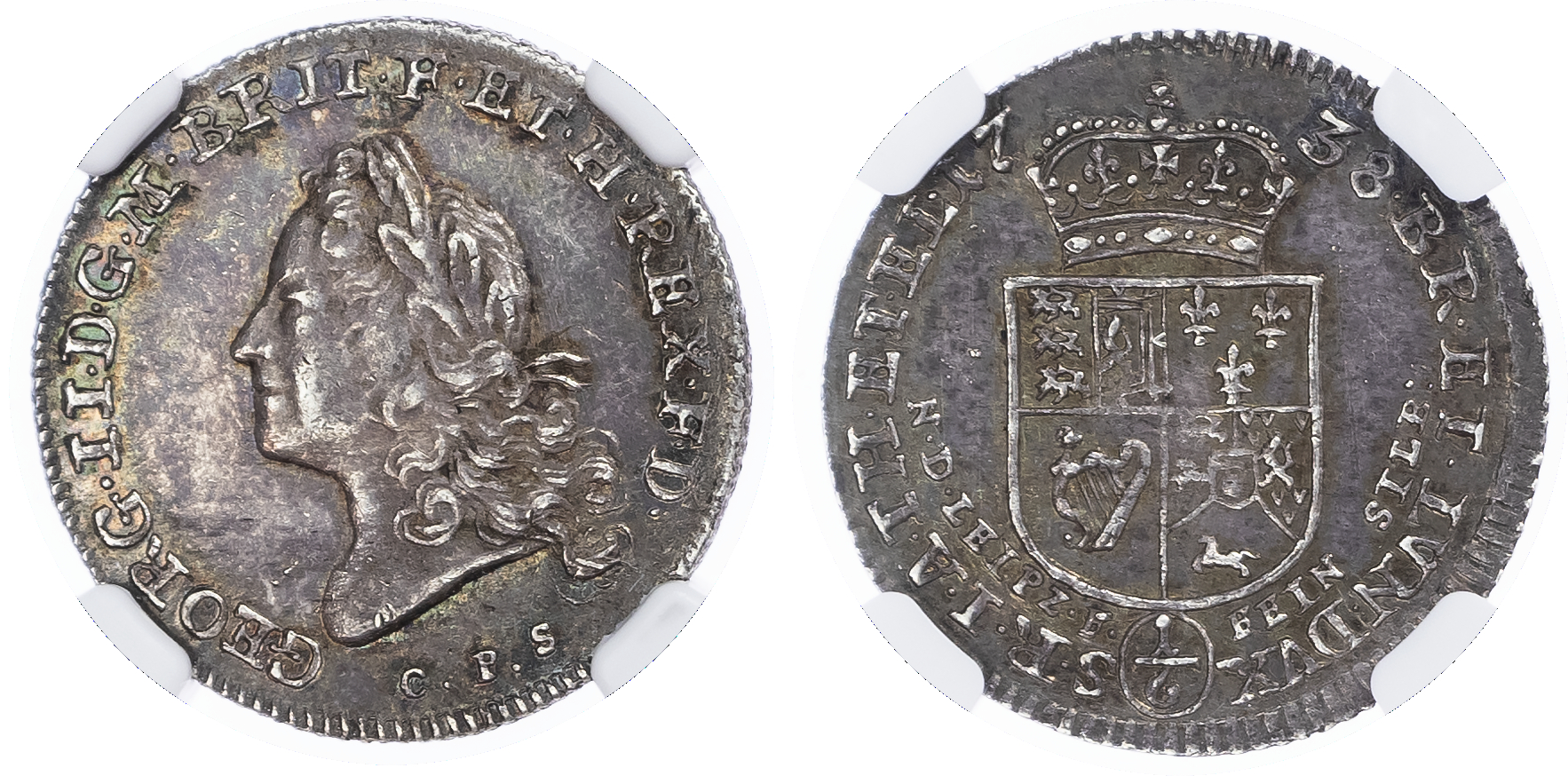 Germany, States, Brunswick-Luneburg-Calenberg-Hannover. George II AR 1/6 Thaler. 1738 CPS. 