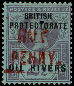 Niger Coast SG 13 mint