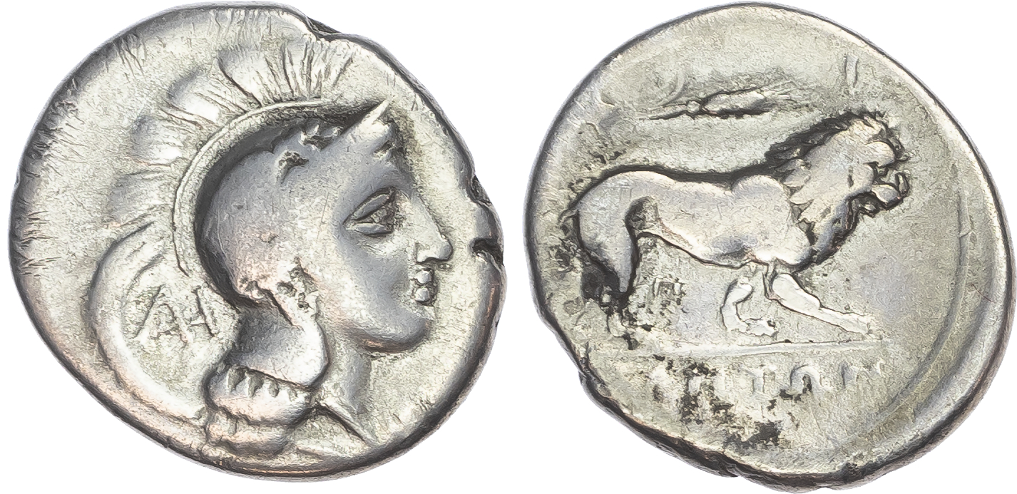 Lucania, Velia (c. 300-280 BC) AR Nomos, 7.06g. 