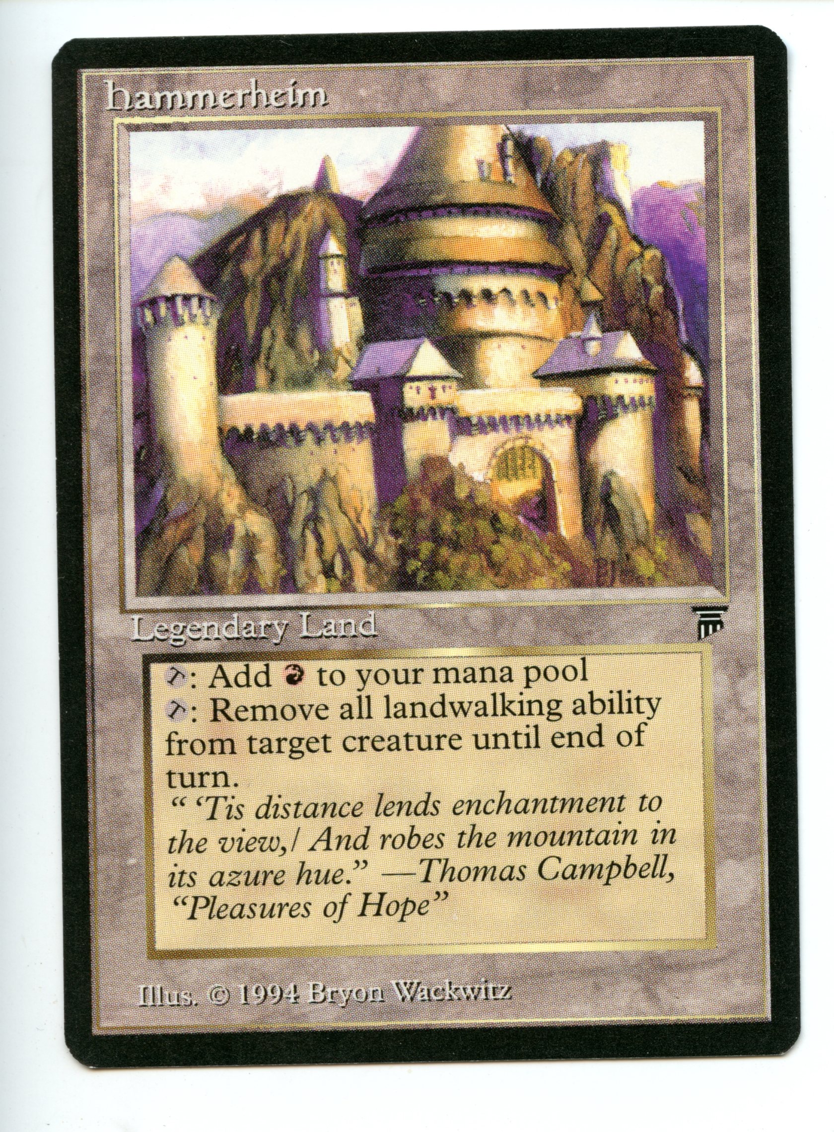 Magic the Gathering - Hammerheim  - Legends - Lightly Played