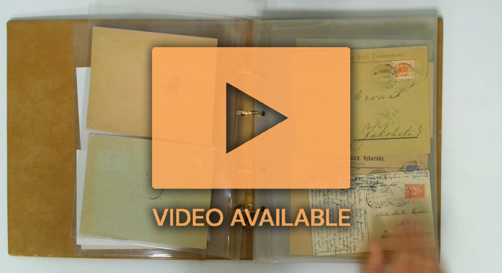 Finland 1900s postal history accumulation in album