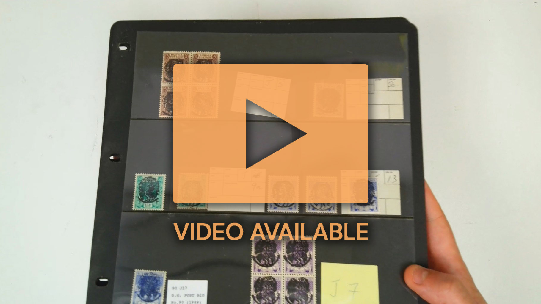 Burma Japanese Occupation balance lot on pages