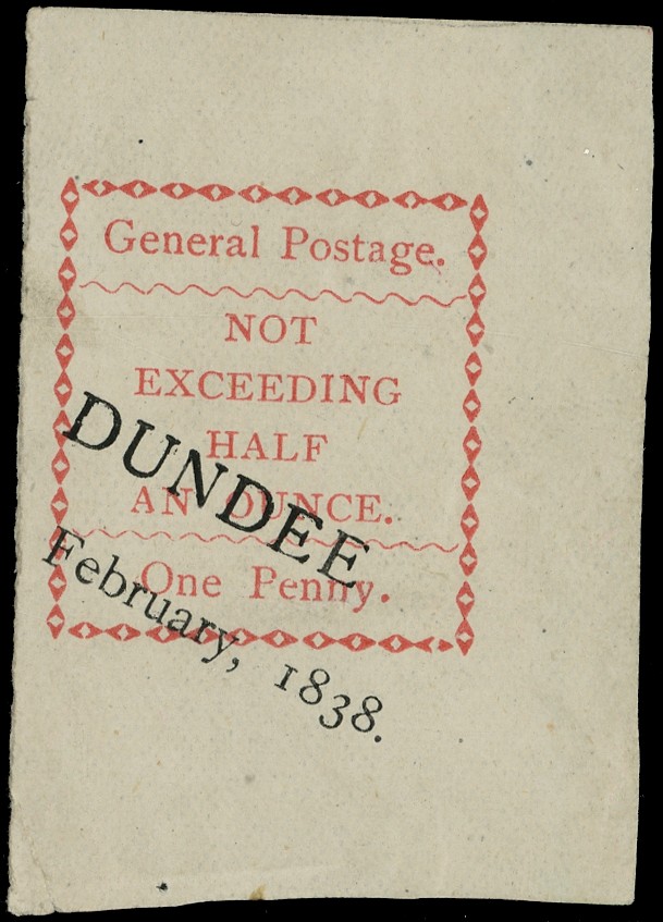 1890 Reprint of the 1838 1d James Chalmers Essay in...