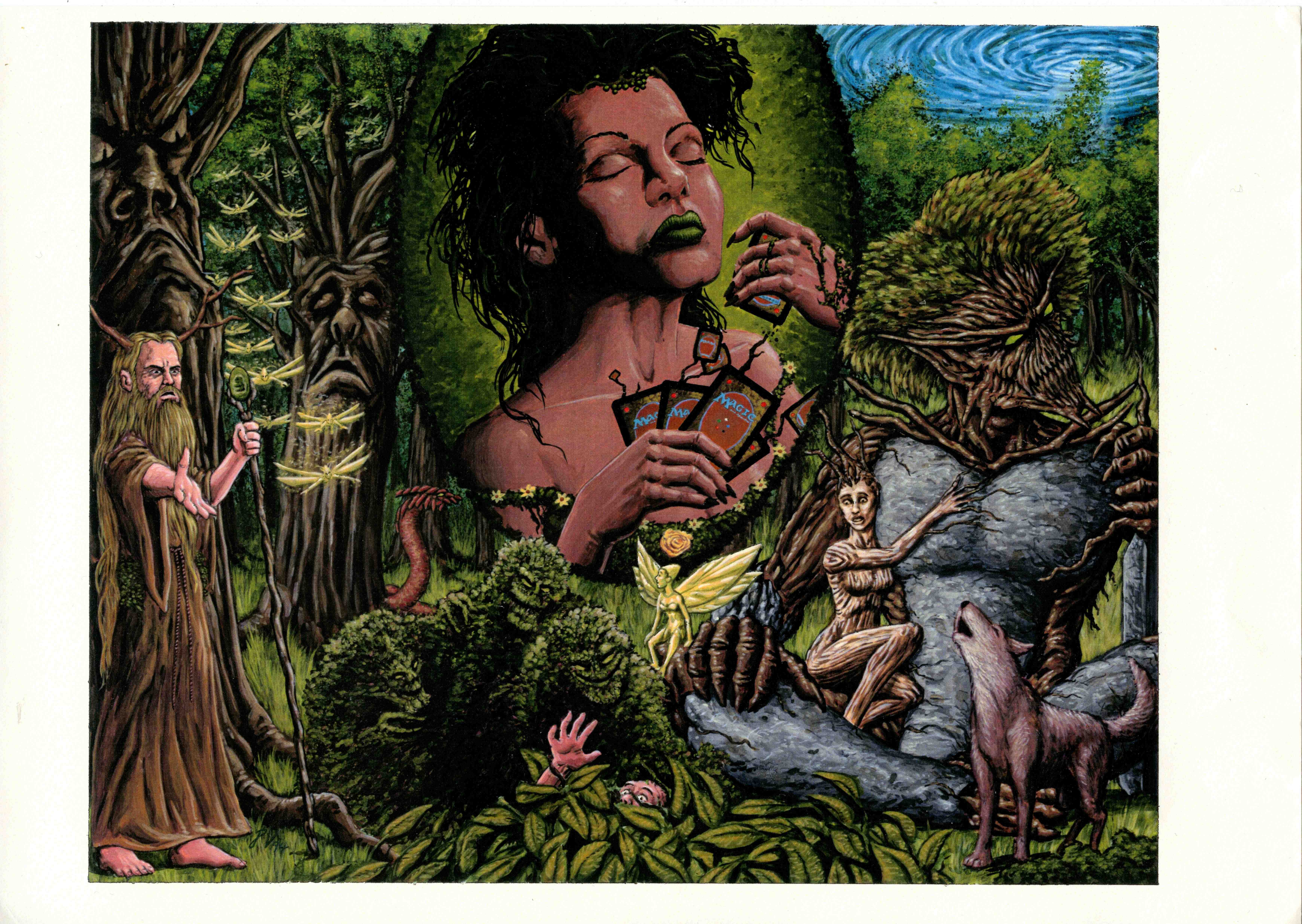 Magic the Gathering - Artist Archival Material by Pete Venters