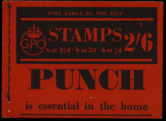1940 (June) 2/6d booklet (#1), all three...
