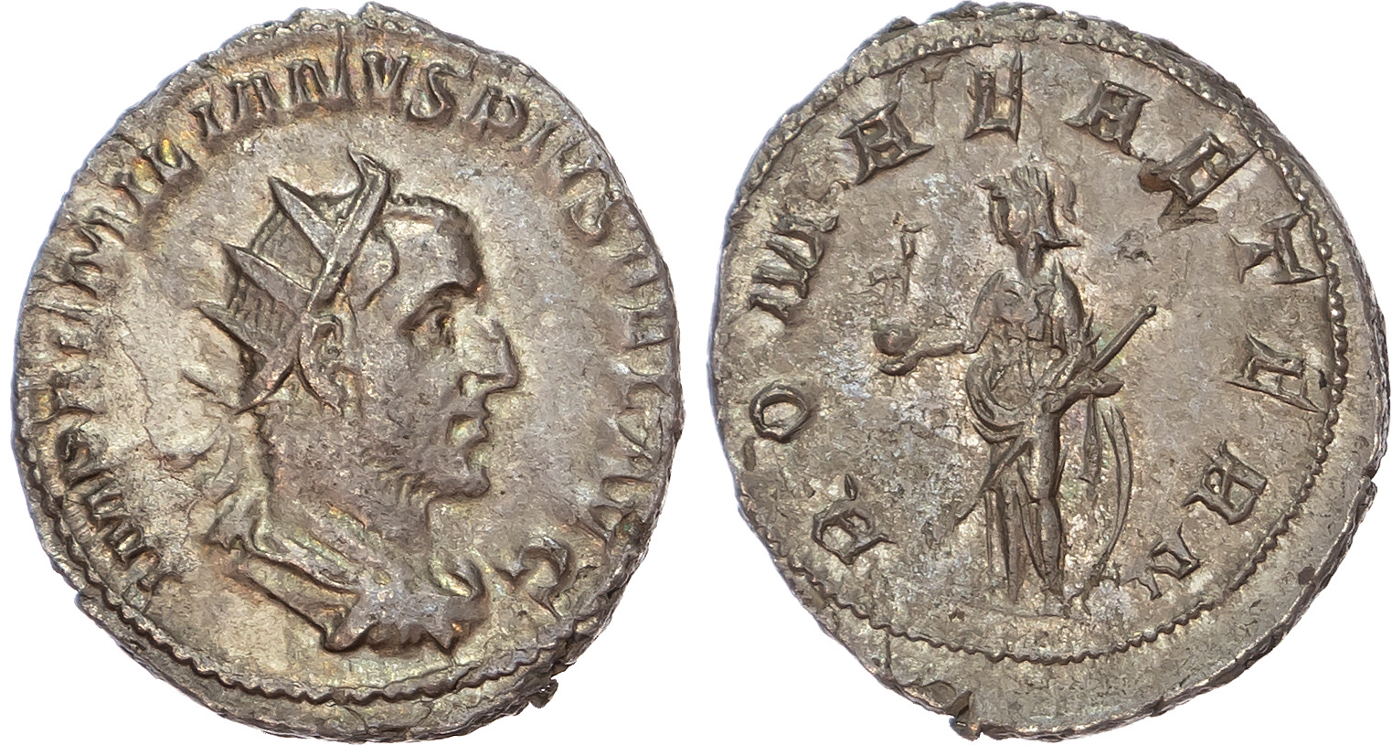 Aemilian (AD 253) AR Antoninianus, Rome, 3.43g. 