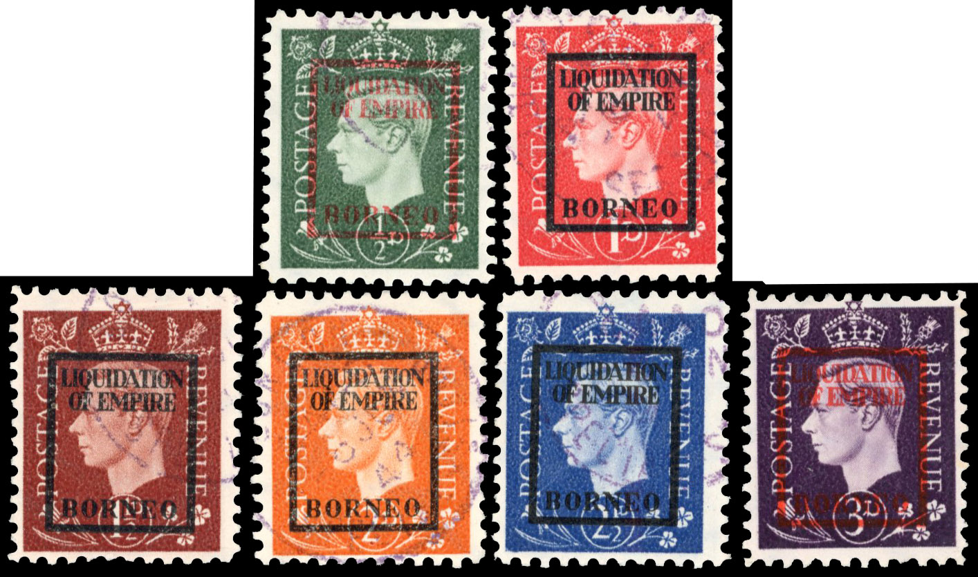 German Propaganda Forgeries; Borneo set used