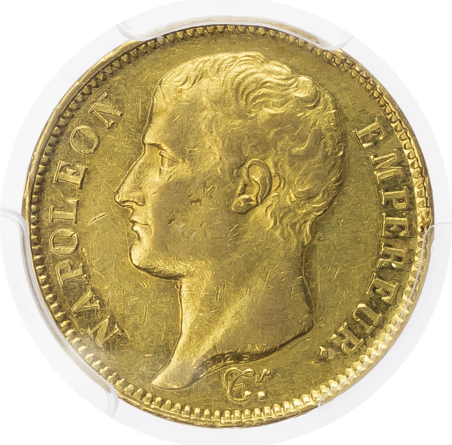 France. Napoleon I AV 40 Francs. 1807W. (Lille). 