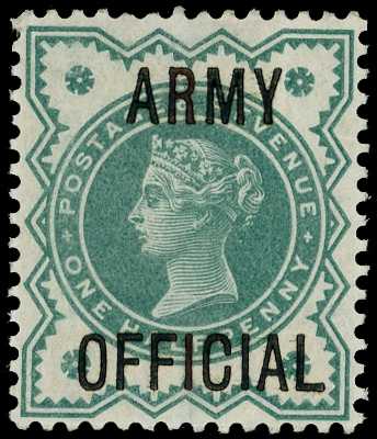 Officials; Army Official. 1900 ½d...
