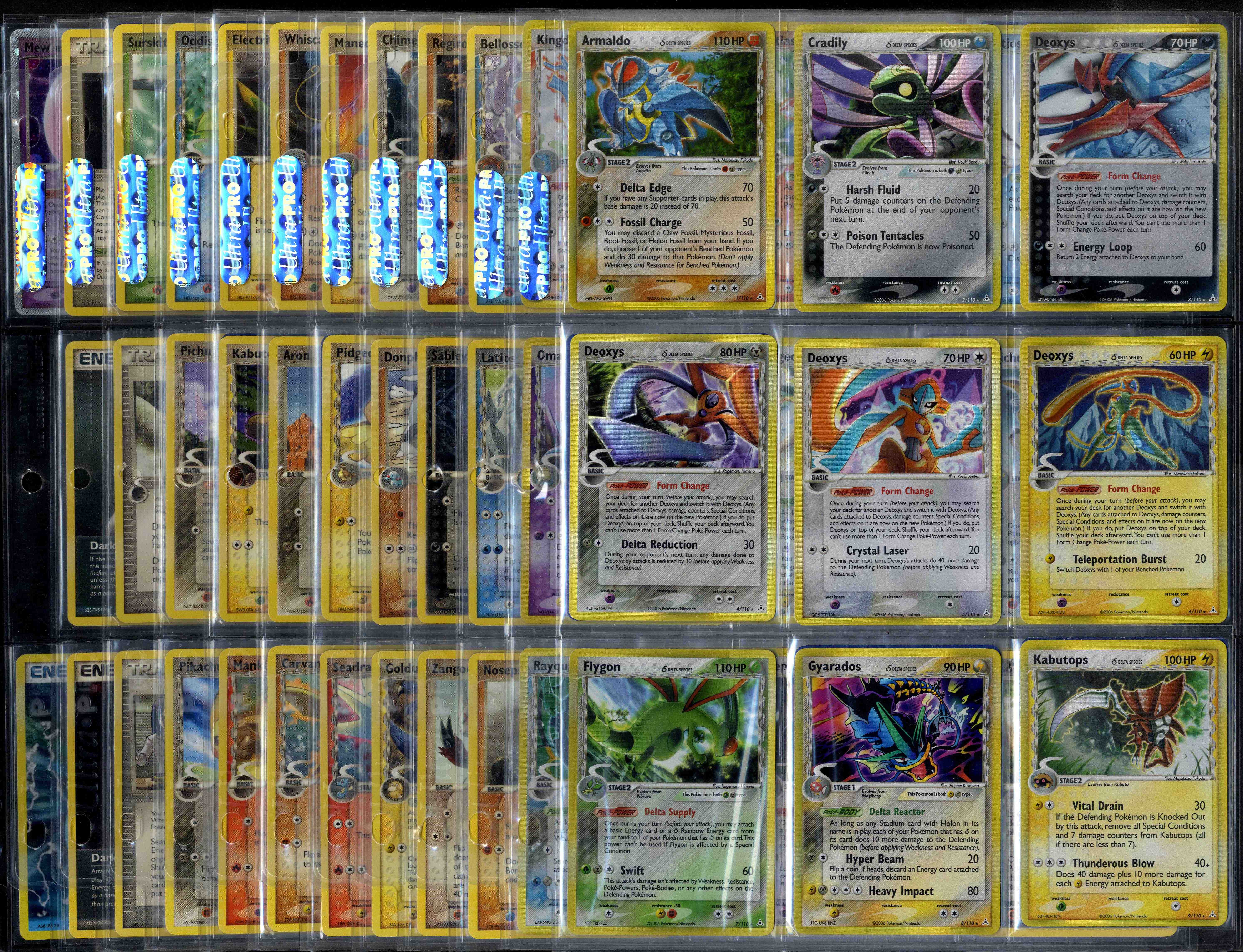 EX Holon Phantoms Near Complete Set #126 Cards - All Ex & Secrets. 