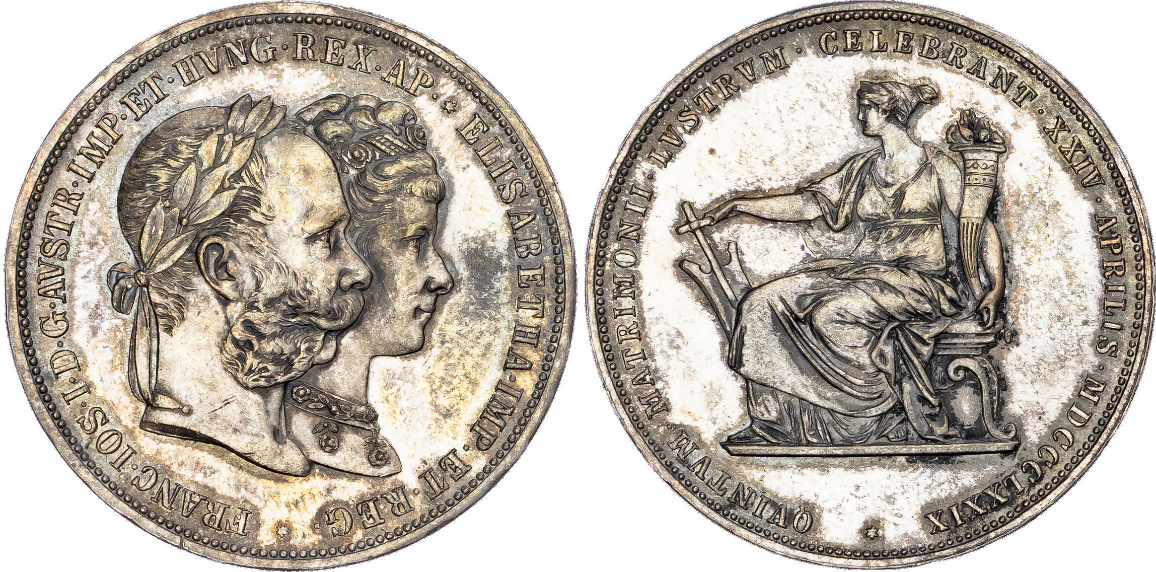 Austria, Franz Joseph I (1848-1916), silver 2 Gulden, 1879