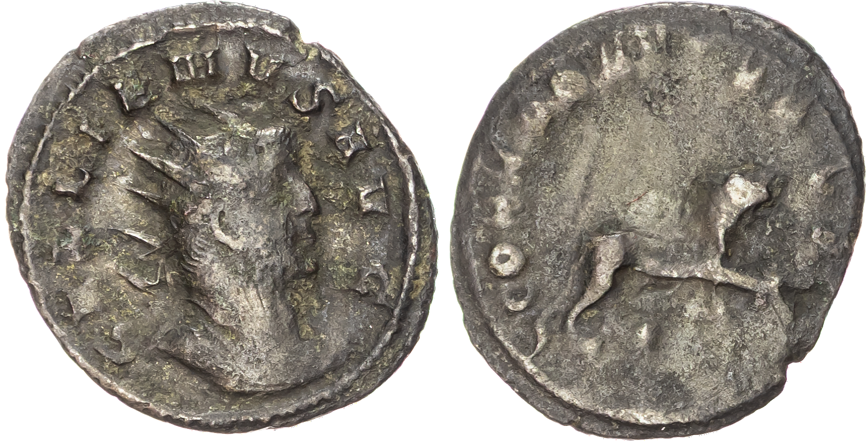 Gallienus (AD 253-268), Antoninianus, 'Legionary Series', Milan, AD 260-261, 2.35g. 