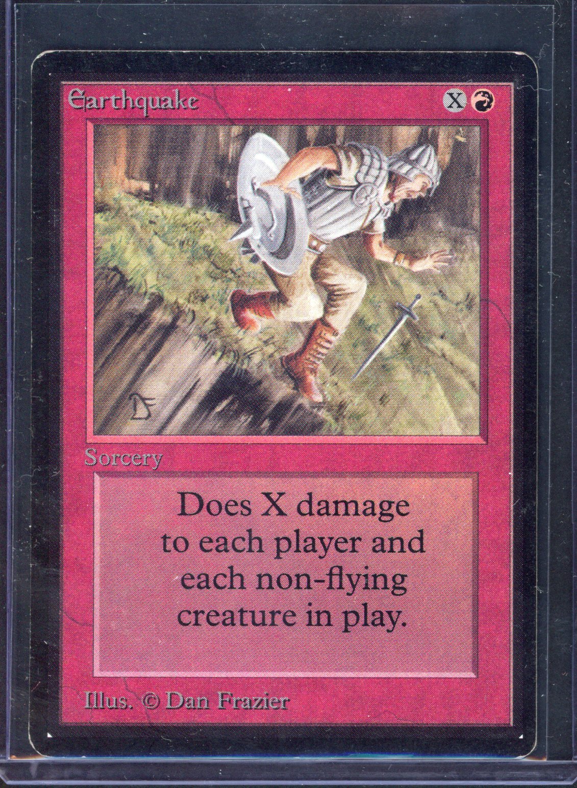 Magic The Gathering - Earthquake - BETA - Light Play Minus