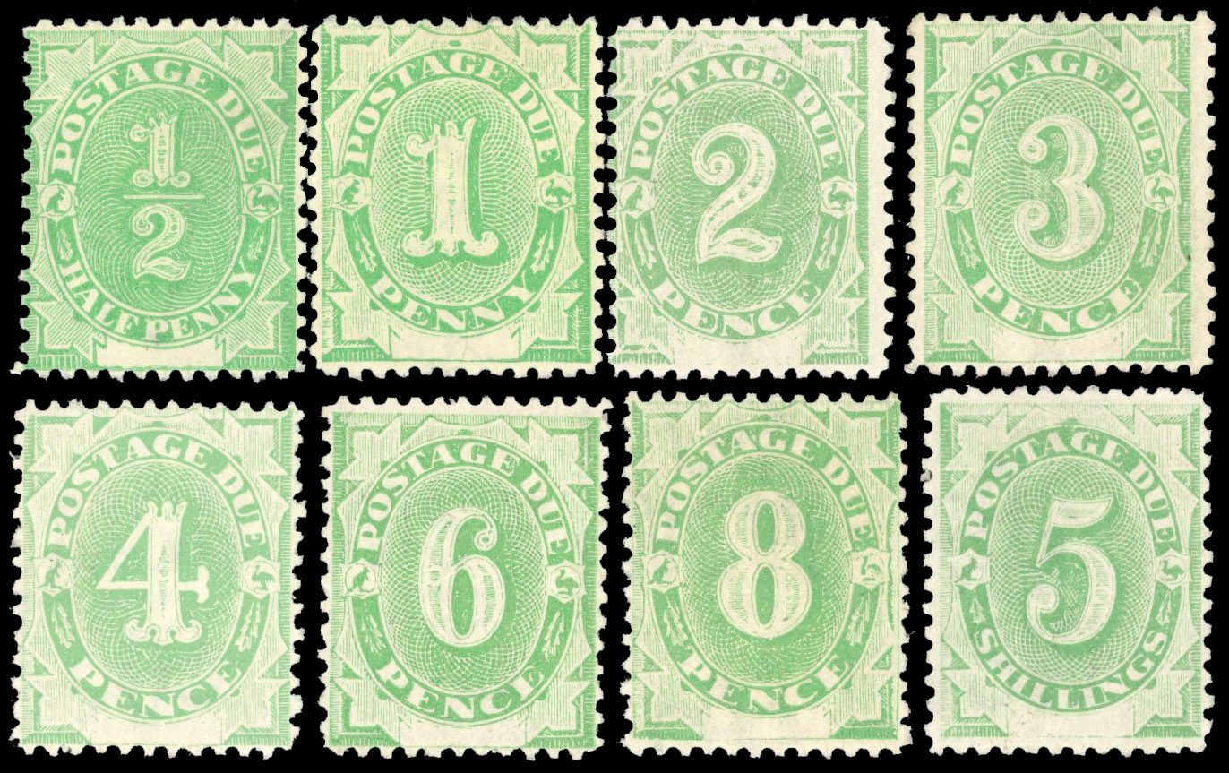 Australia Postage Dues SG D1-8 mint