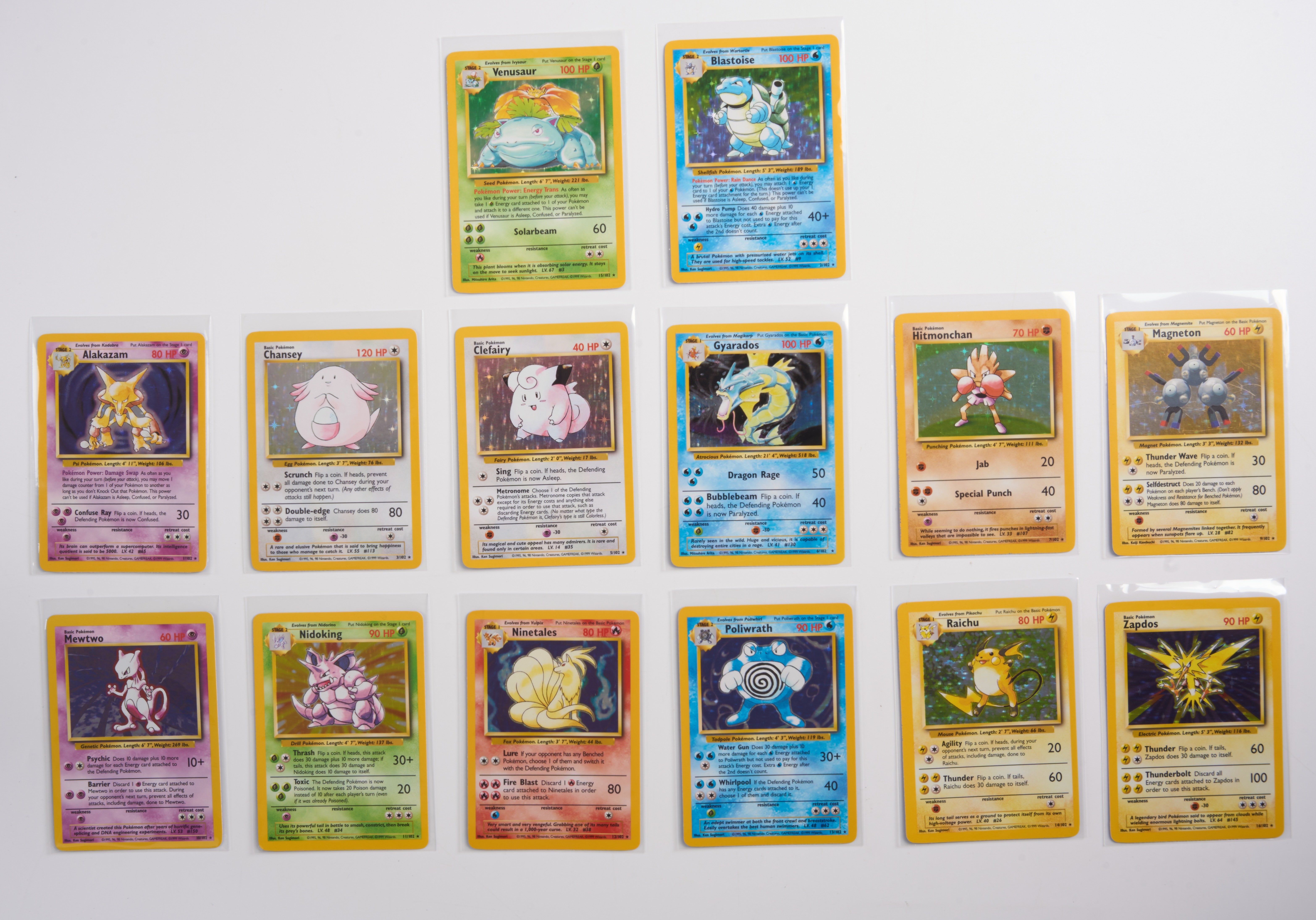 Base Set - Unlimited x14 Holo Set